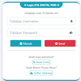 Register PGRI Tulang Bawang - Persatuan Guru Republik Indonesia Cabang Tulang Bawang